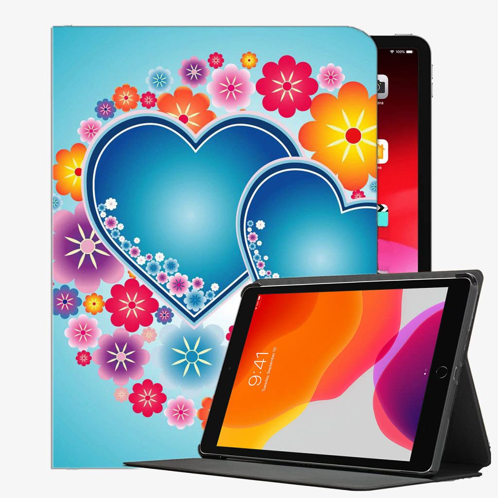 hana！！！！Apple iPad mini YENDOSTEEN For iPad Mini 1/2/3 7.9 inch Case Cover,Hearts Flowers